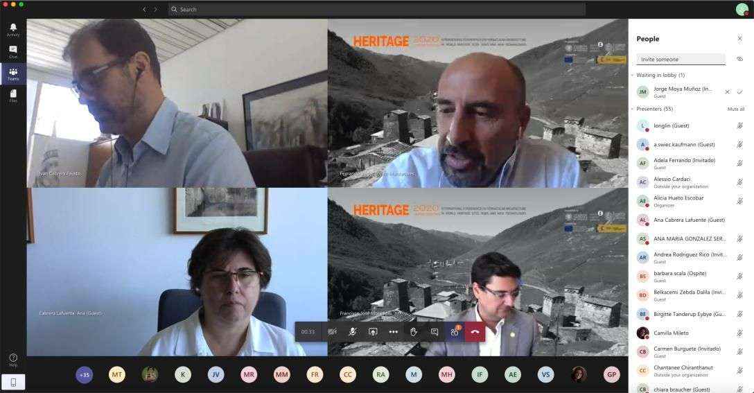 Monitoreo del Jardín de Leones "Patrimonio 2020: Congreso de Arquitectura Vernácula de Patrimonio Mundial"