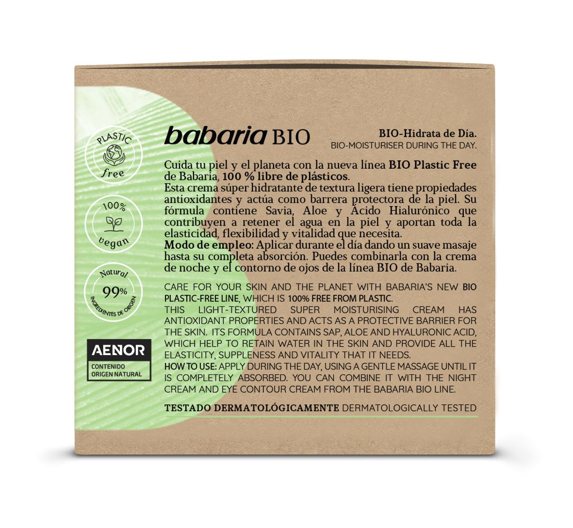Babaria obtiene el Certificado de Contenido de Origen Natural AENOR