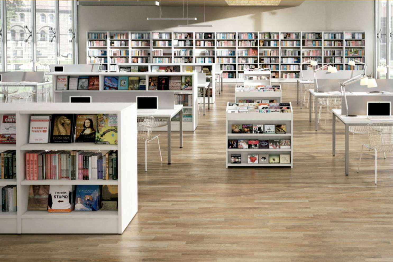 OfficeDeco ofrece mobiliario de alto estándar para biblioteca
