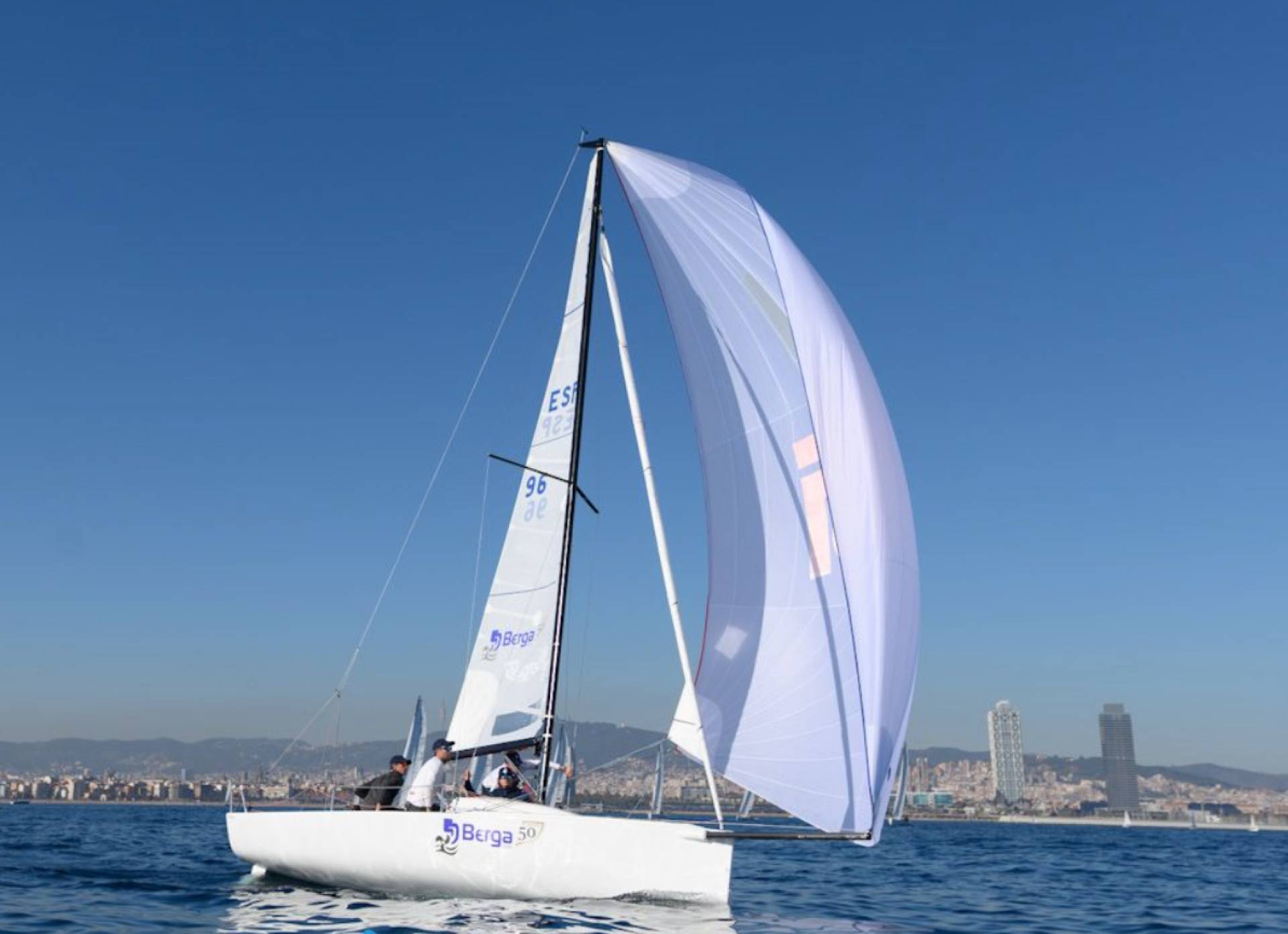 HangTen - Hermanos Berga ganador de la 2ª serie invernal de J70 en Barcelona