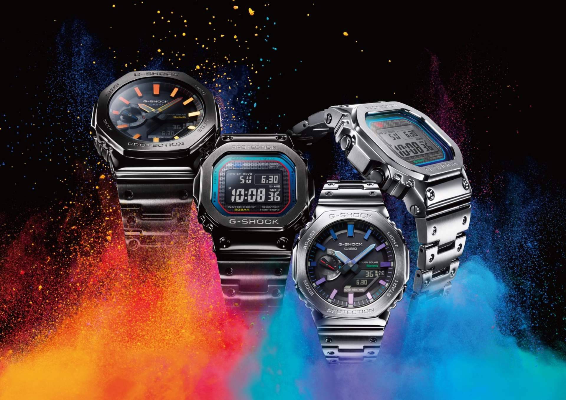 Nuevos G-SHOCK full metal repletos de color