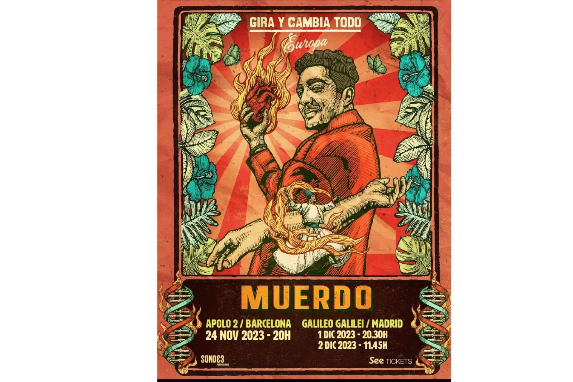 Muerdo despide su gira 'Gira y Cambia Todo' en Madrid y Barcelona