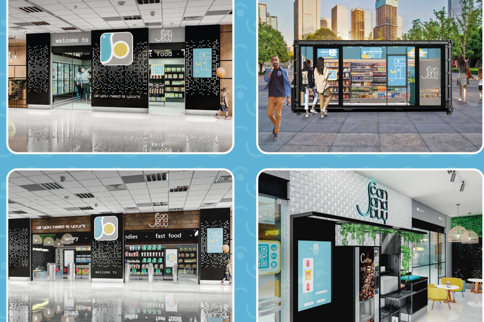 Especialistas en minimarkets inteligentes, con Scan and Buy