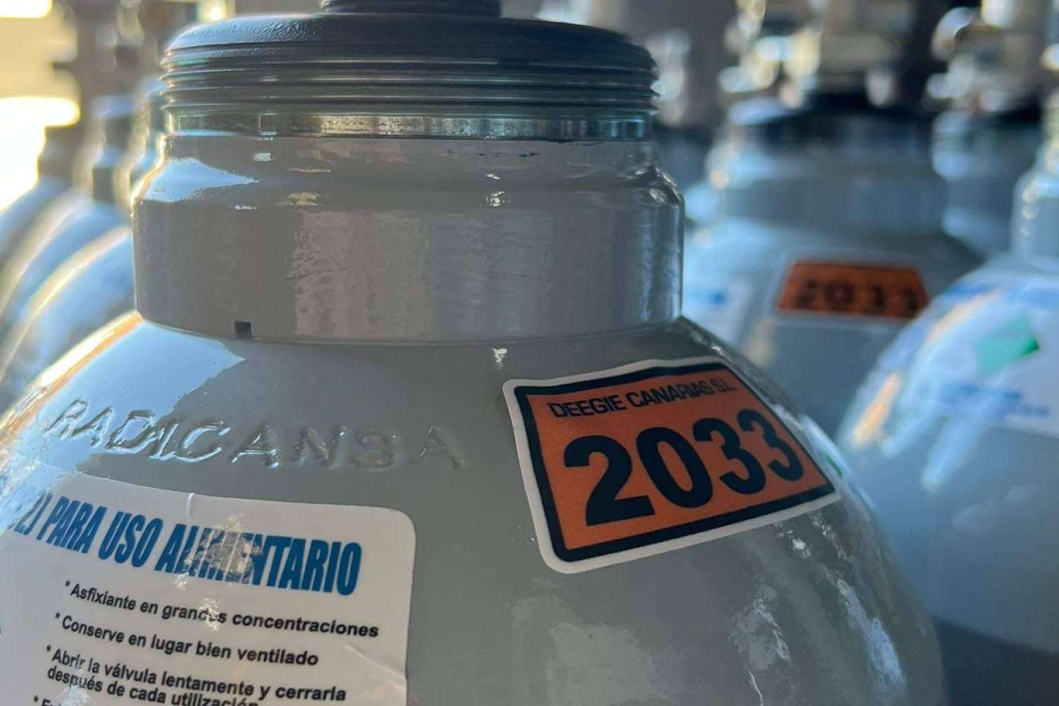 Radicansa (Deegie Canarias SL), expertos en la distribución de gases industriales y alimentarios