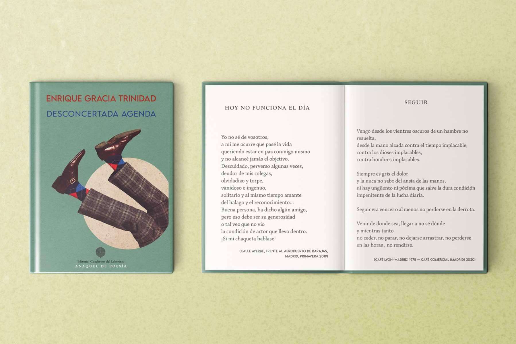 'Desconcertada agenda', el nuevo y magistral poemario de Enrique Gracia Trinidad, llega a las librerías de toda España