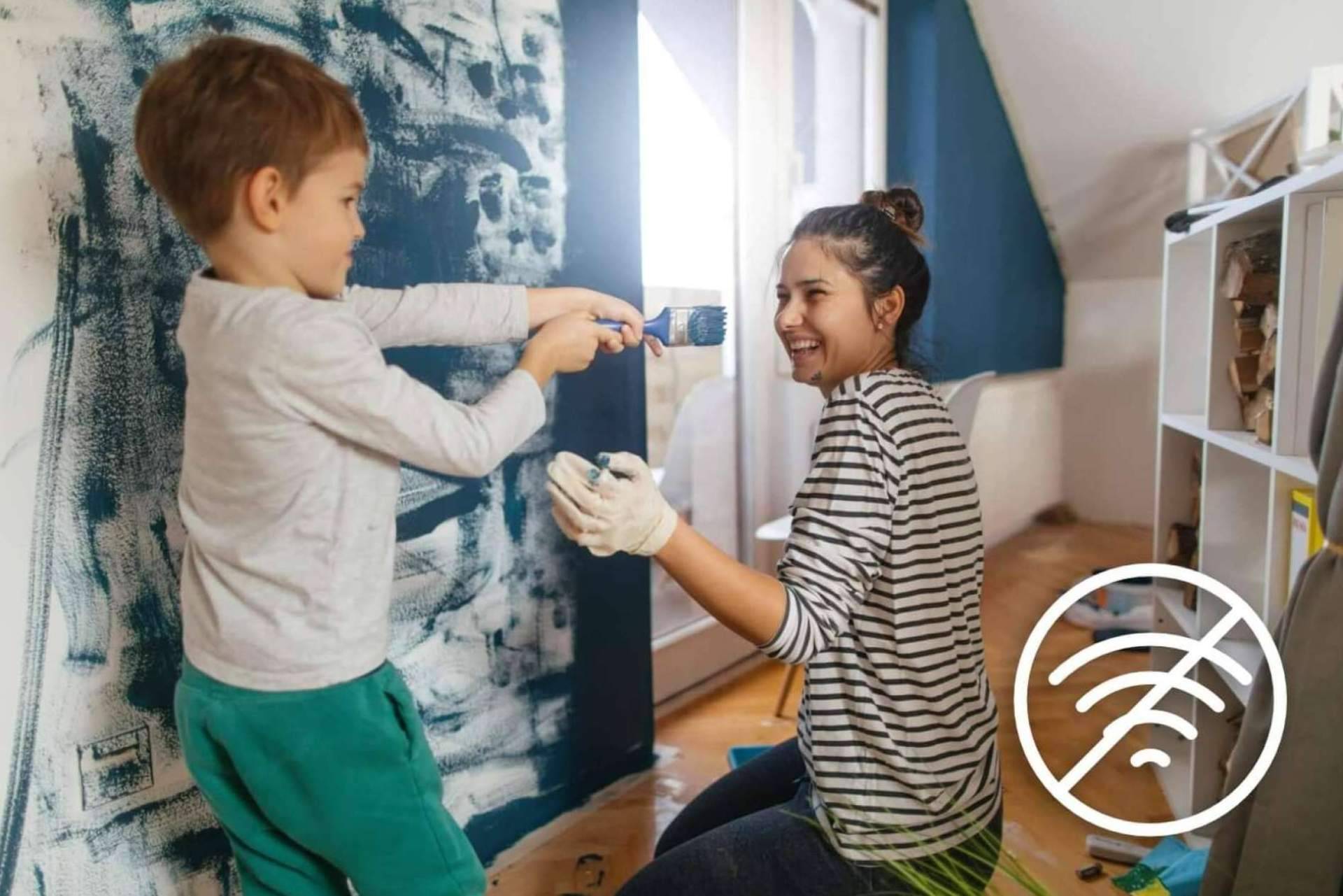 E-WIFI la pintura de Dispaint que protege la salud