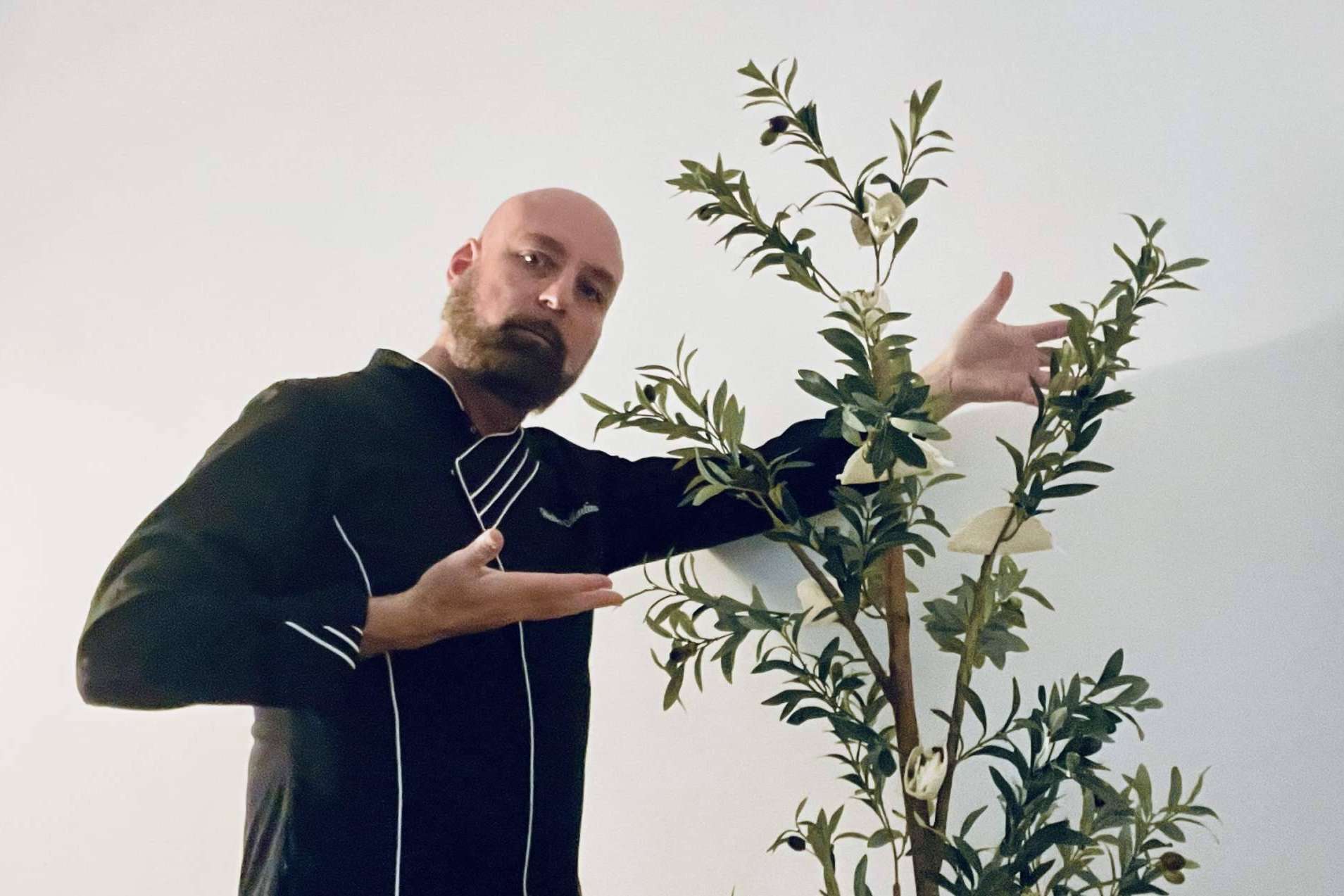 Chef Walter Martino (Million Dollar Chef) en el evento exclusivo Art Basel 2023