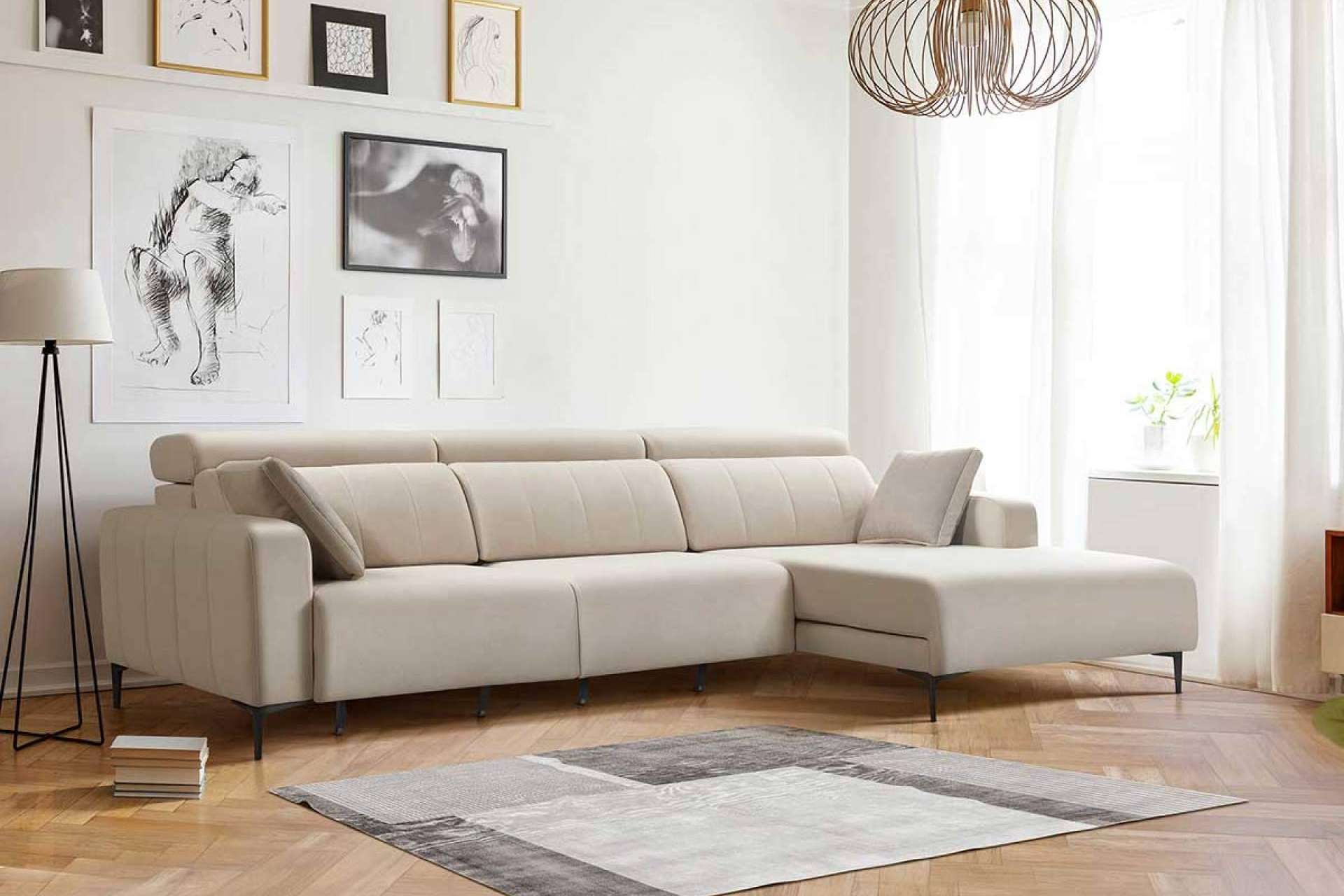 Los sofás chaiselongue, una opción perfecta para conseguir el salón ideal