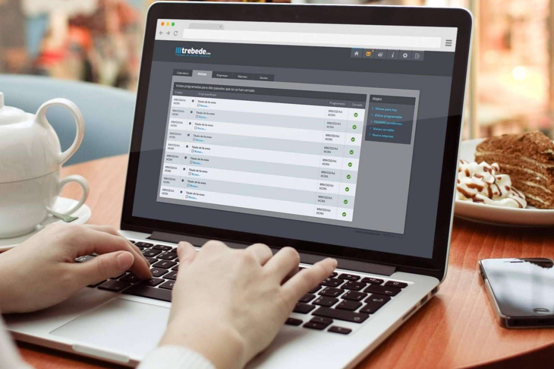 El CRM para ventas de Trebede