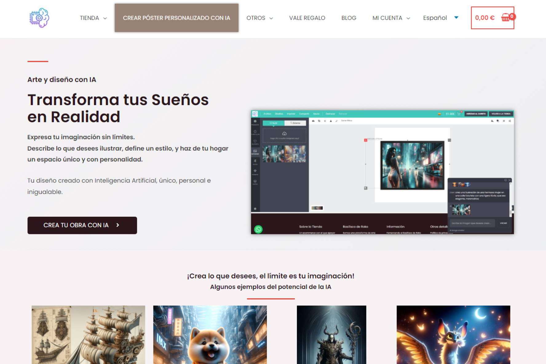 El arte con inteligencia artificial fusiona tecnología y creatividad