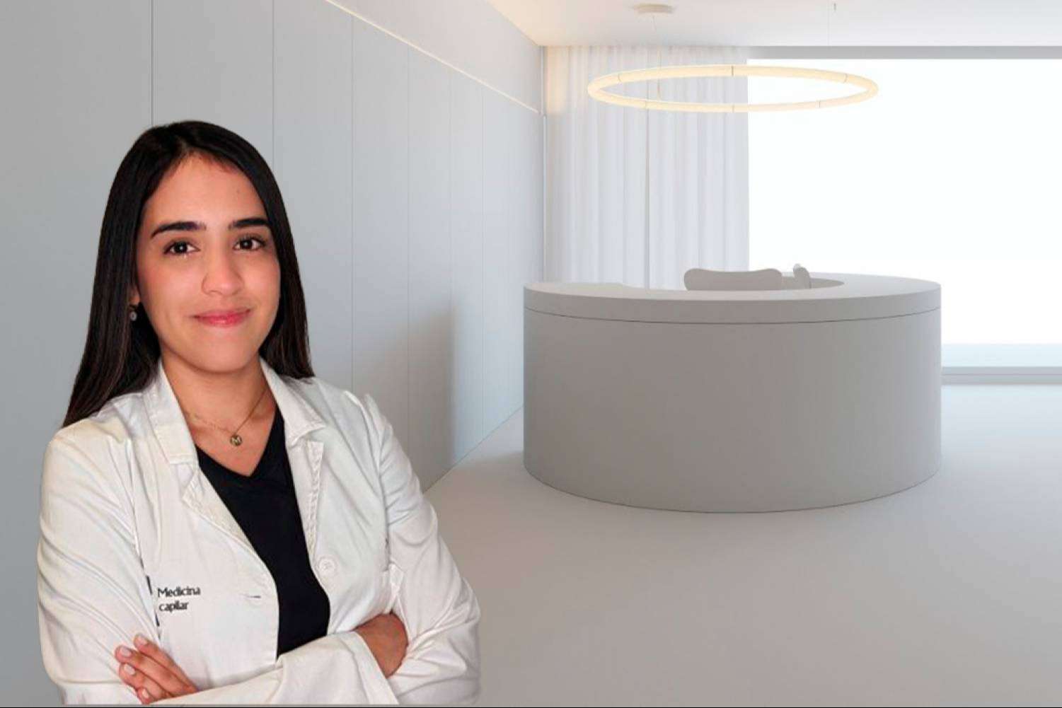 La Doctora Eliana Coello revela la crucial importancia del diseño de línea frontal en un trasplante capilar