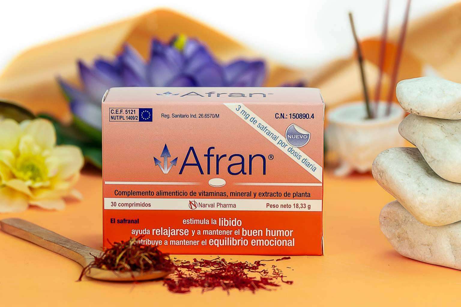 El complemento ideal en época de astenia primaveral es Afran