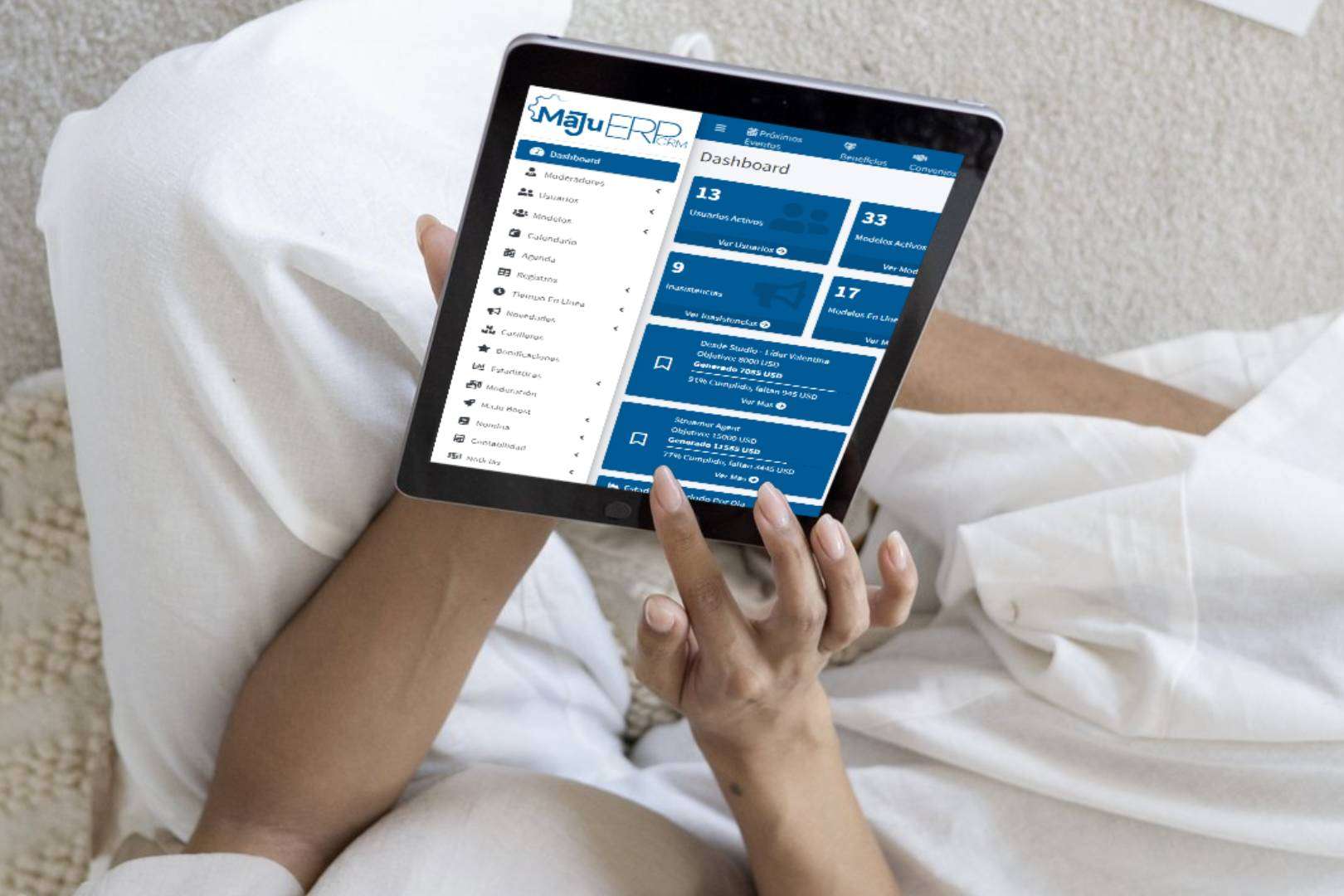 MaJu ERP-CRM, el sistema de administración para la gestión eficiente de studios webcam