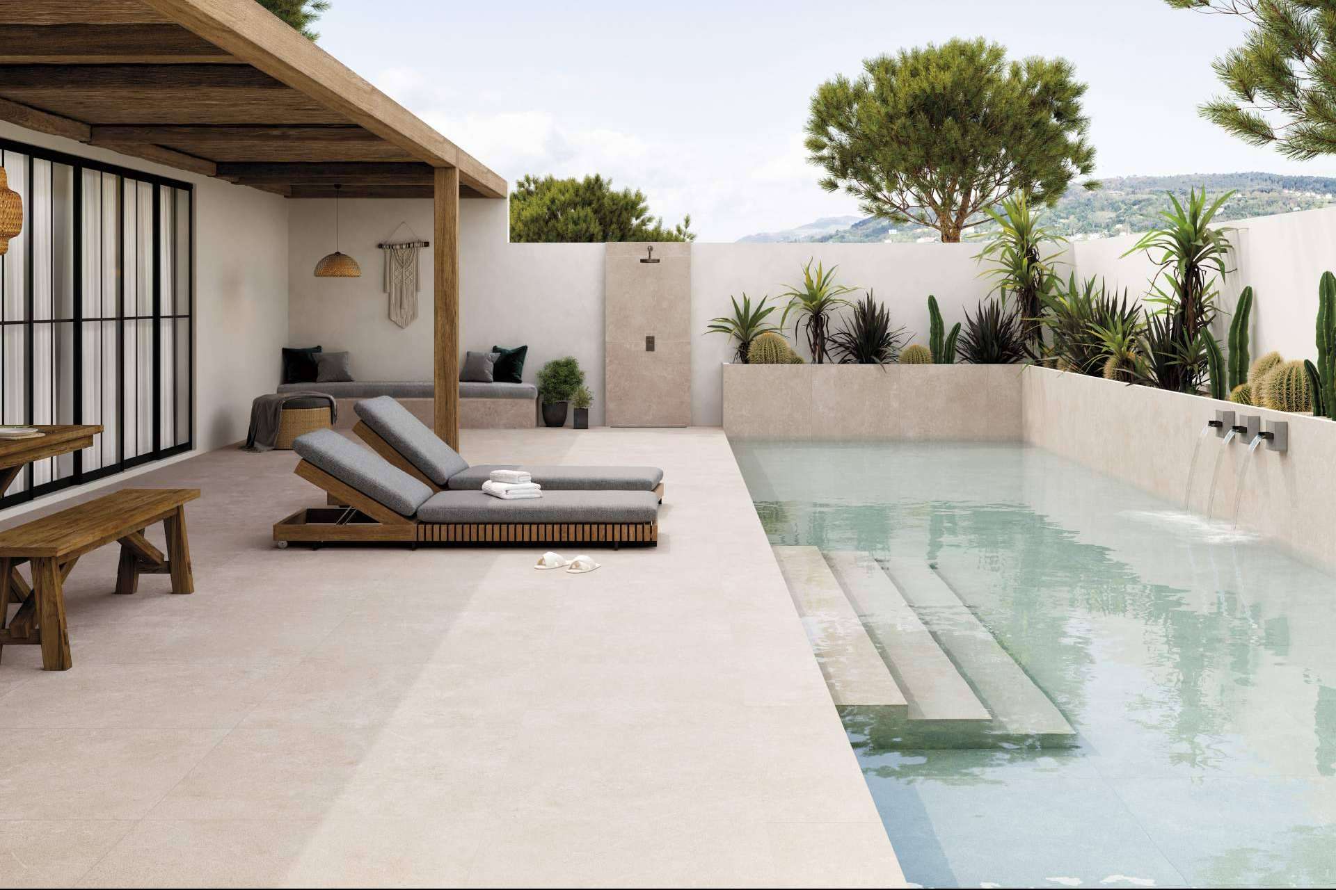 Interazulejo comercializa gres porcelánico para piscinas en Valencia