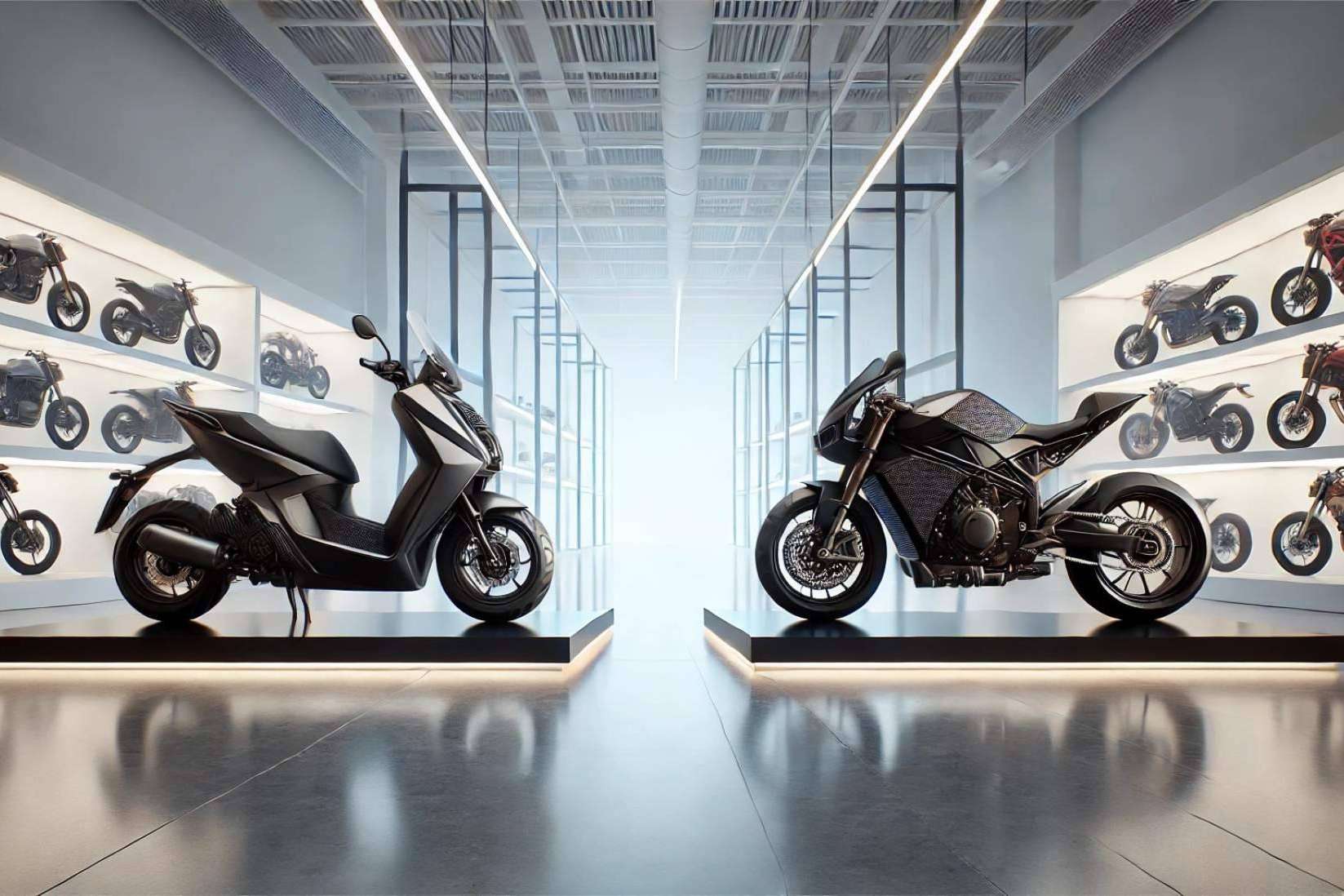 El cambio en la moto, ¿manual o automático?