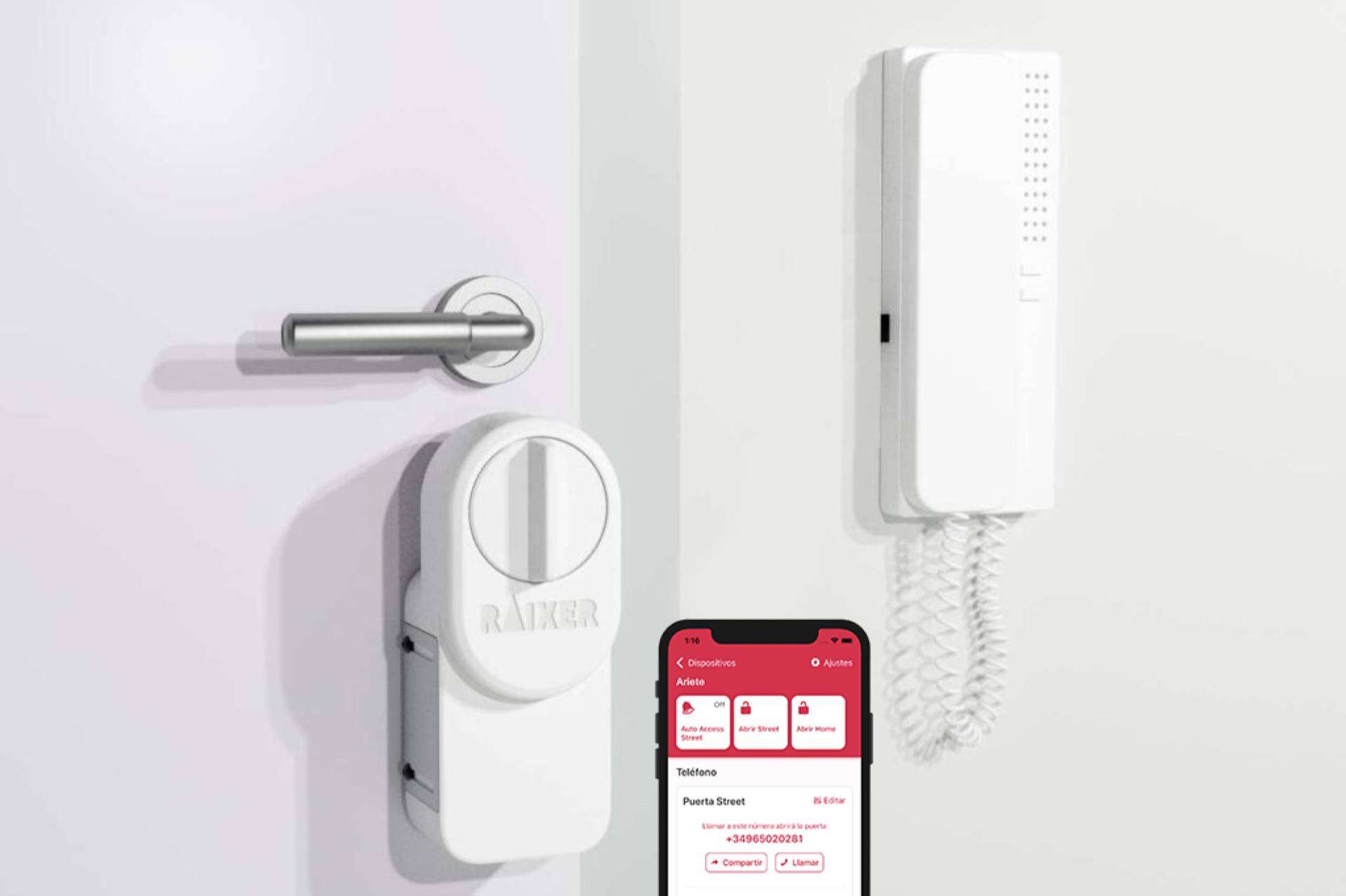 Cerraduras inteligentes, Raixer facilita la apertura remota y la gestión eficiente de accesos