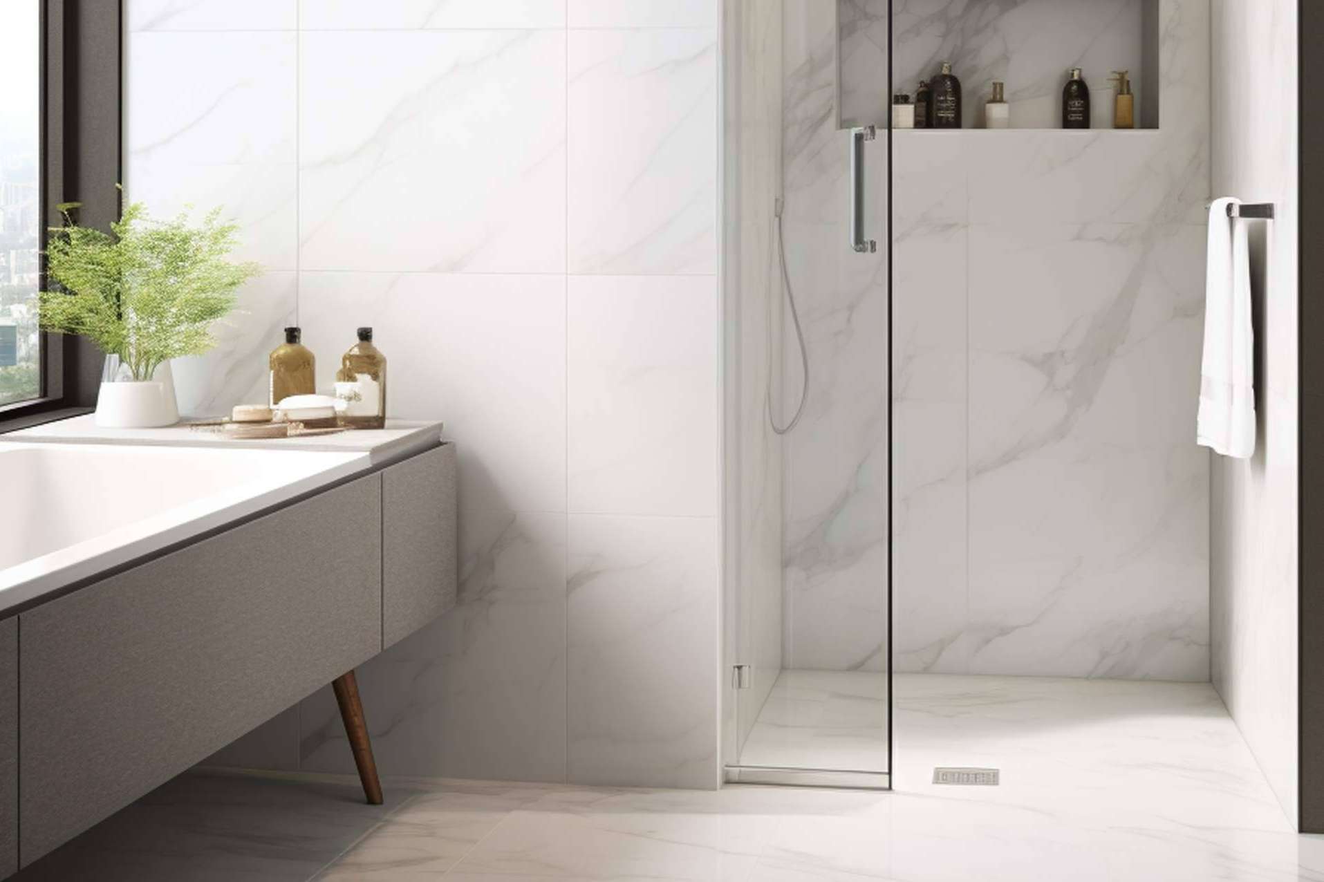 Reformas de baño con estilo; los platos de ducha se consolidan como la opción preferida frente a la bañera
