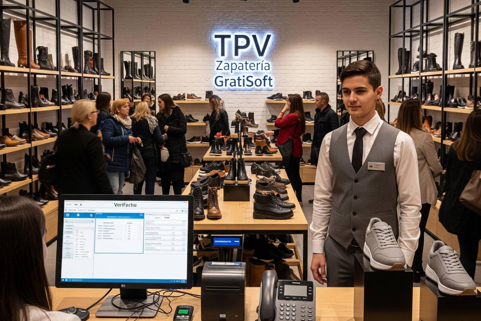 Gratisoft impulsa la digitalización del comercio minorista con su software TPV específico para zapaterías
