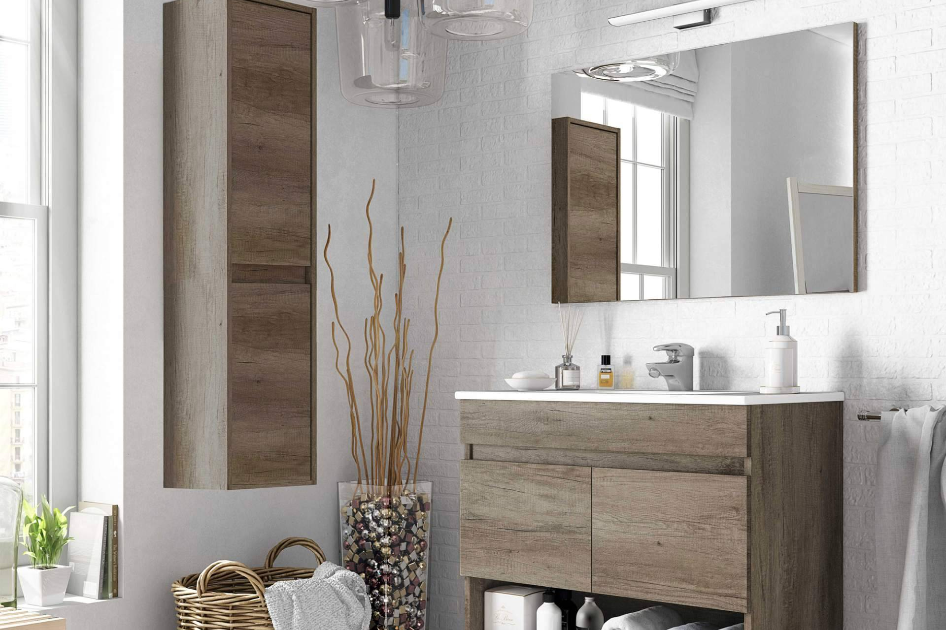 Últimas unidades de los muebles de baño con lavabo en Top Mueble