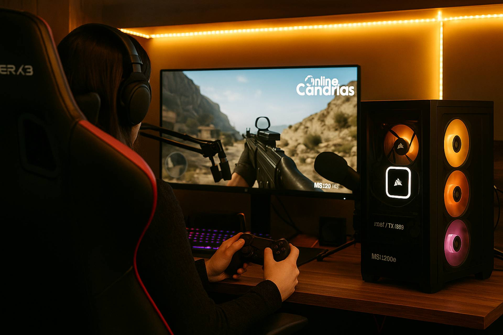 Colaboración estratégica entre Nate Gentile y Online Canarias para la venta de ordenadores gaming en Canarias