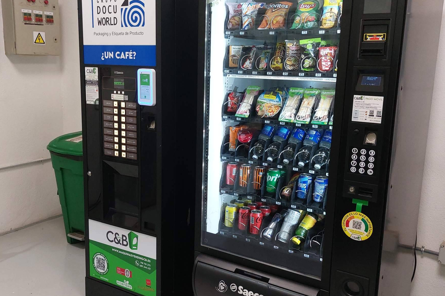 Máquinas vending a medida y asistencia técnica ininterrumpida; la solución de C&B Señor en Madrid