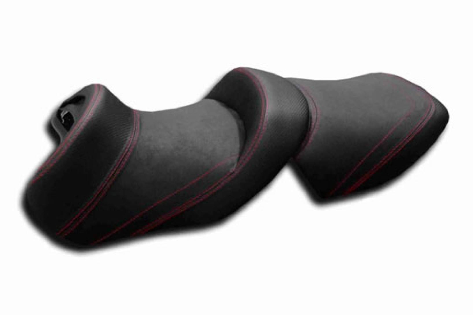 Pack confort de JM FUNDAS mejora el viaje con funda de asiento para moto personalizada y soporte lumbar