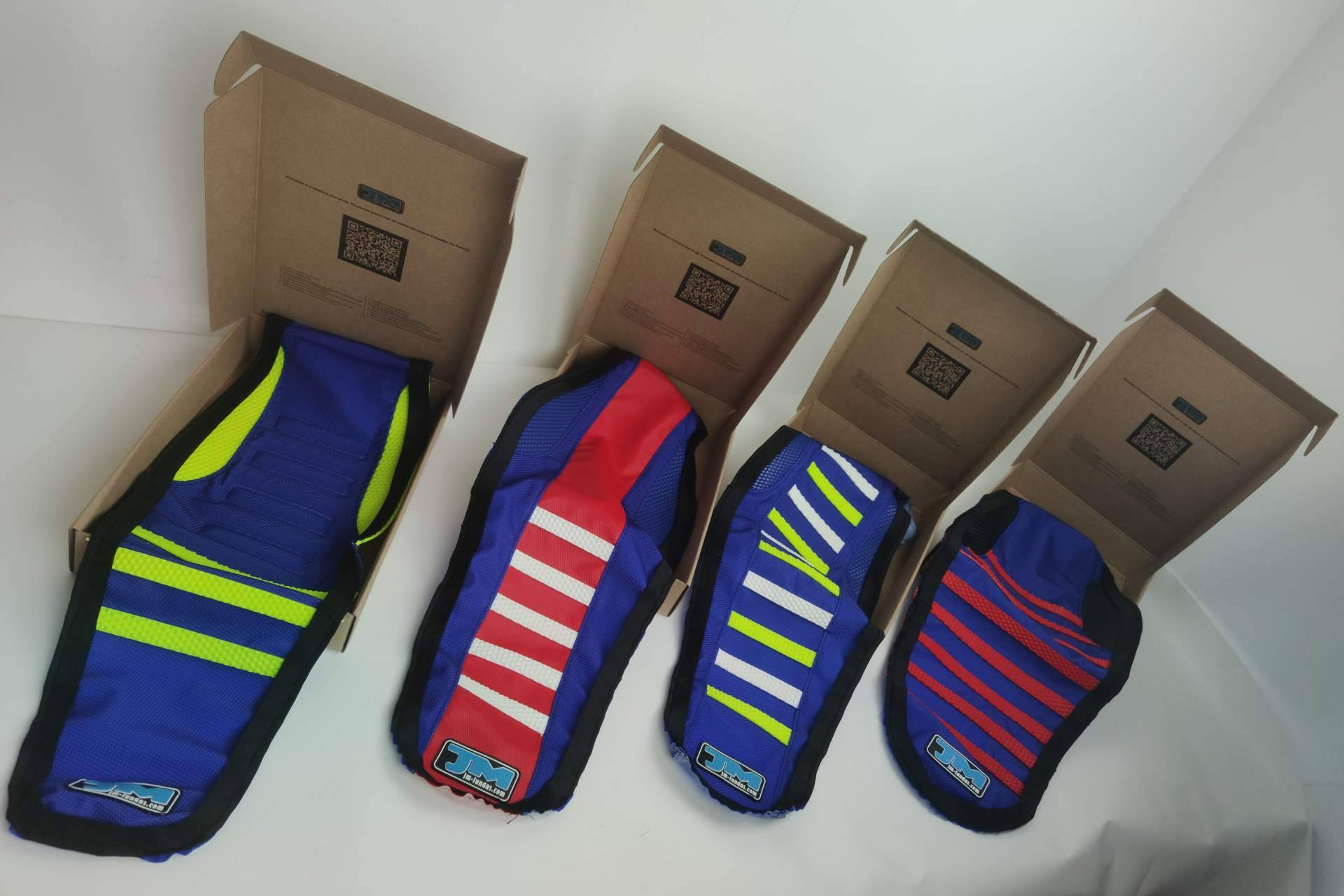 JM-FUNDAS crea fundas de asiento moto personalizadas con tejidos antideslizantes y diseño a medida