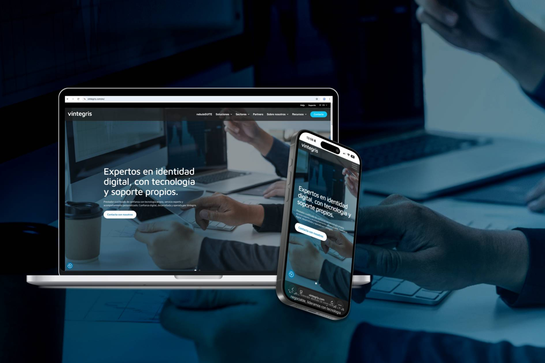 Vintegris acelera su posicionamiento con una nueva web y una plataforma integral de confianza digital