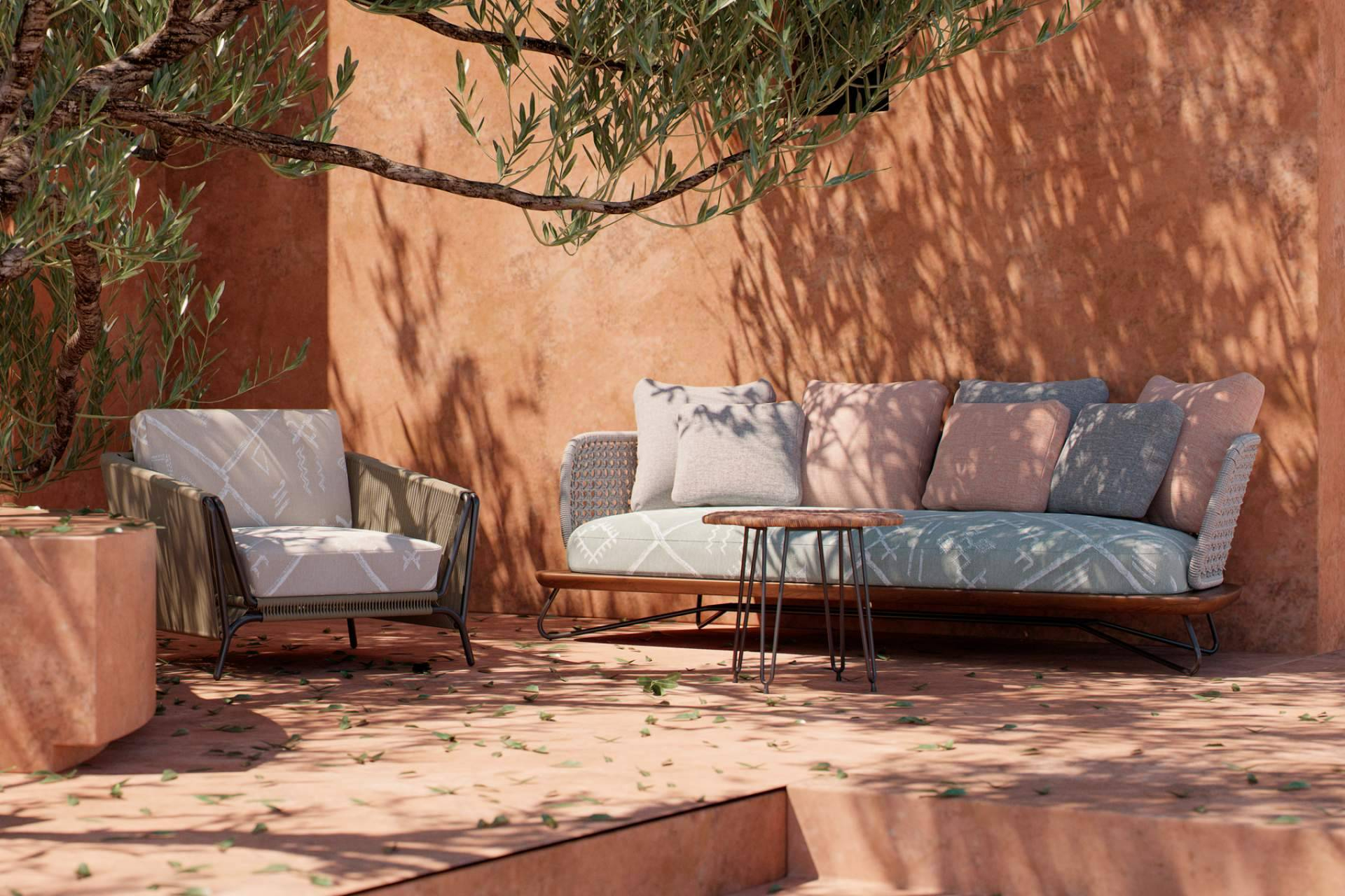 Rioma redefine los tejidos para exterior con Malabar; resistencia, estilo y fabricación 100% española