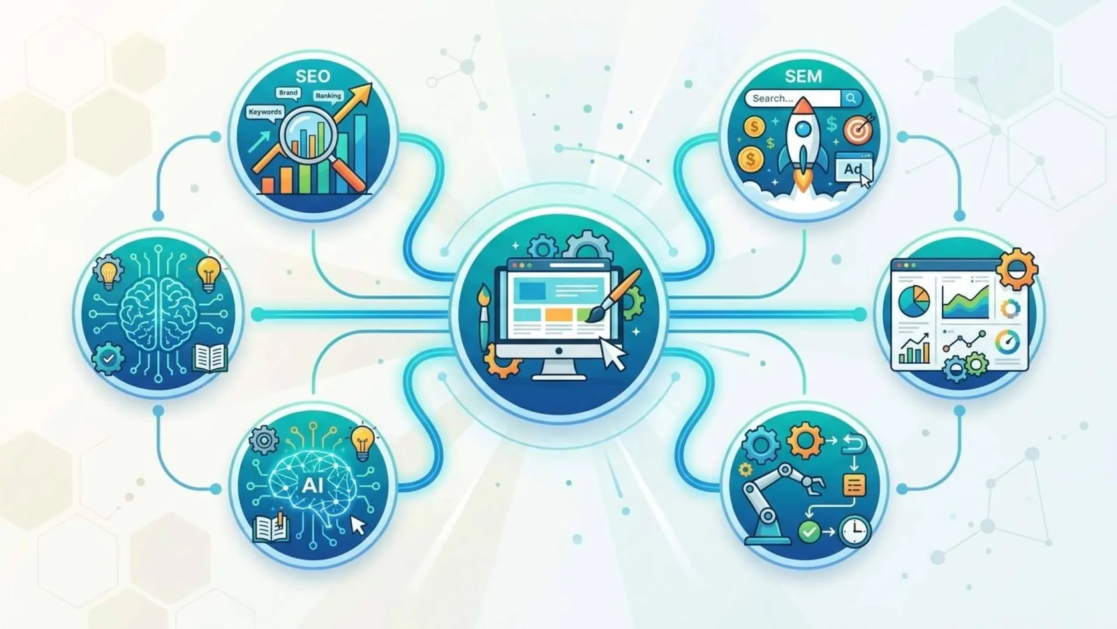 La inteligencia artificial refuerza las estrategias de diseño web y SEO en las pymes de Barcelona
